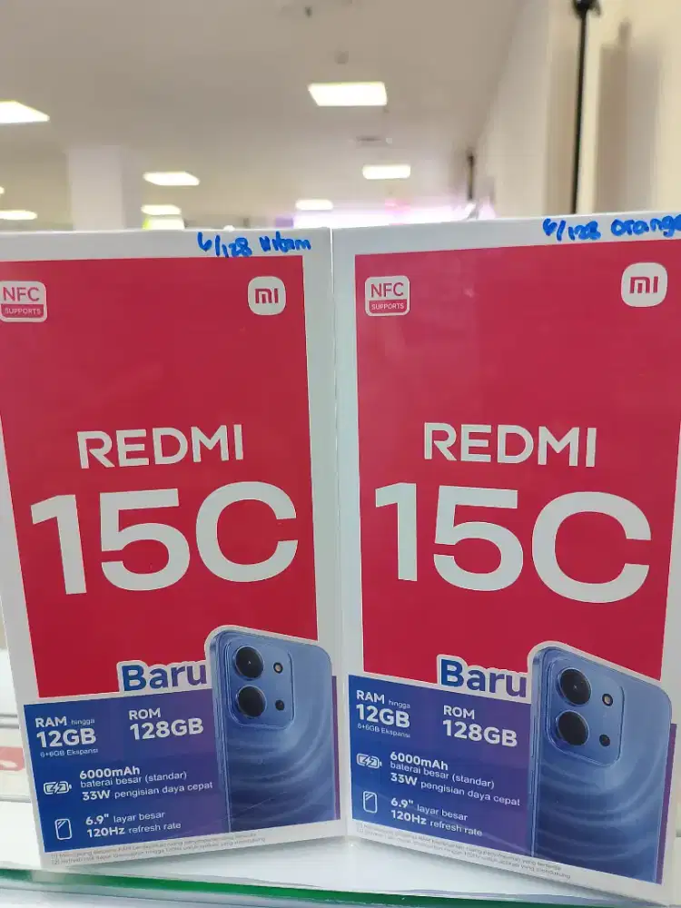 New arrival Redmi 15C Ram 6/128Gb