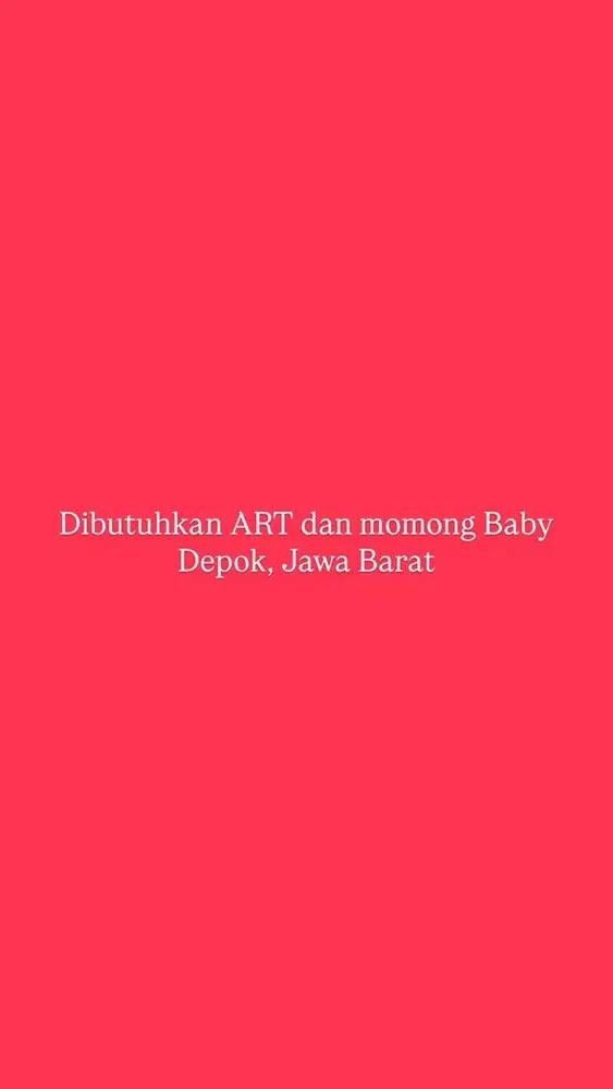 LANGSUNG KERJA!! ART & momong baby