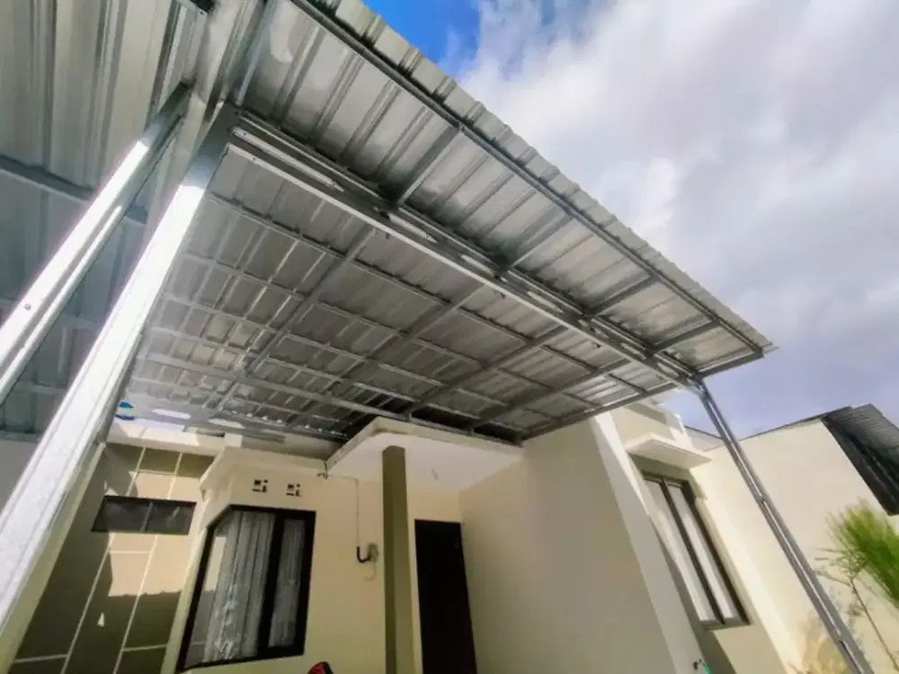 KANOPI BAJARINGAN ATAP SPANDEK