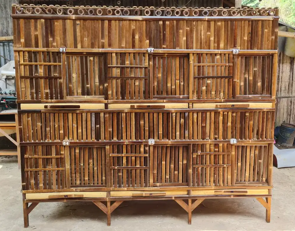 Kandang bambu kayu flexible untuk semua hewan peliharan