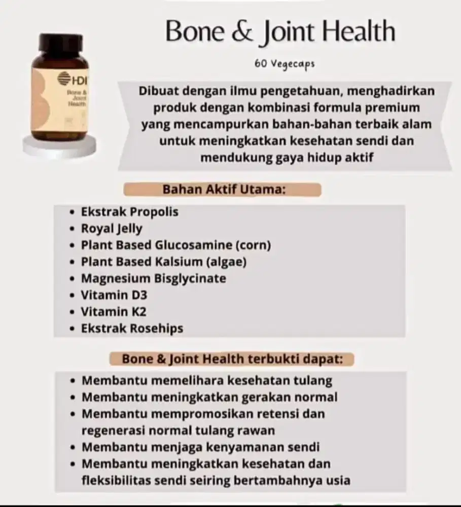 HDI Bone & Joint Health
