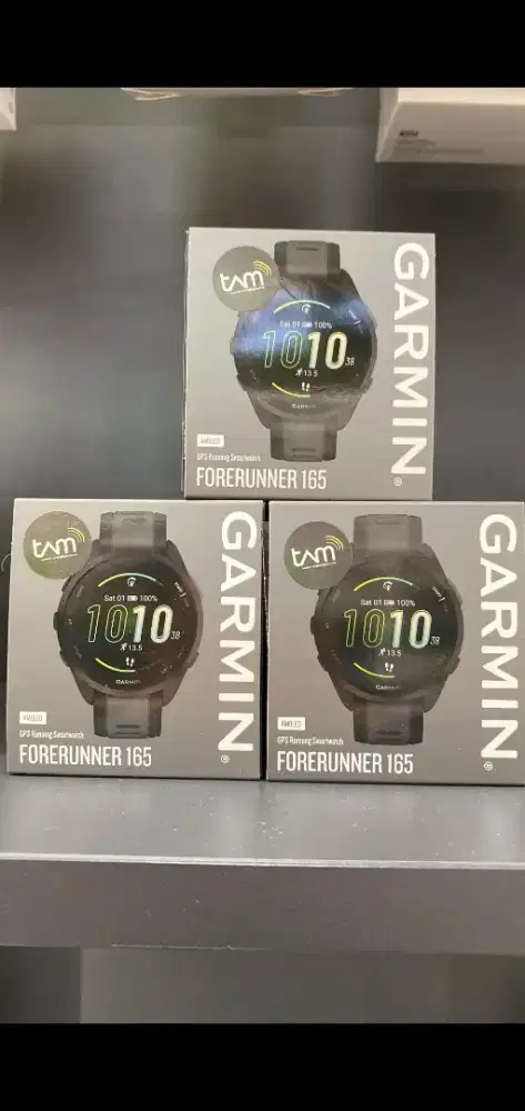 garmin forerunner 165 garansi tam 2 tahun