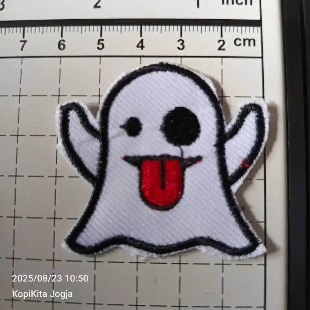 emblem patch bordir ghost