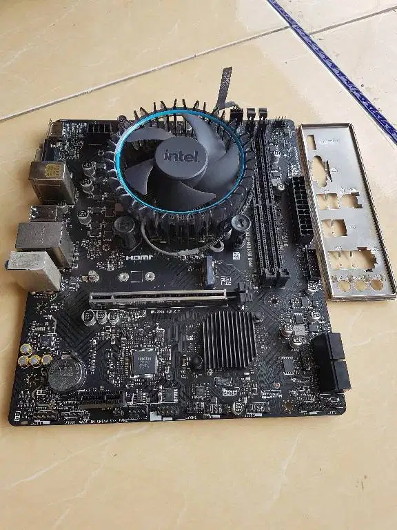 Sepaket Intel Core i3 12100F | Motherboard MSI PRO H610M-E DDR4