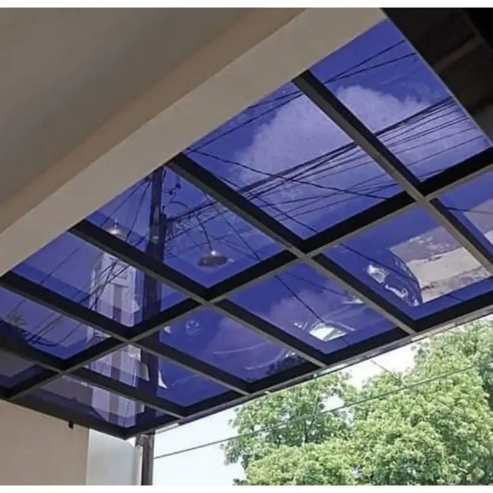KANOPI ATAP SOLARFLAT TRANSPARAN TERMURAH LAMPUNG
