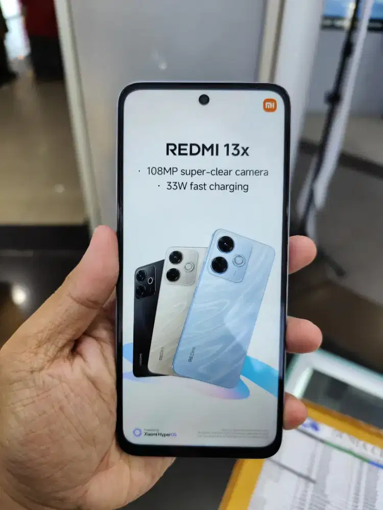 Redmi 13X 8/256gb garansi resmi free ongkir dan temperedglass