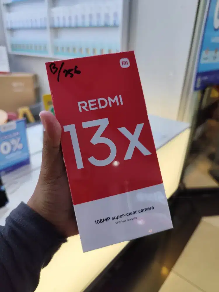 Redmi 13X 8gb 256gb New Segel Resmi Free Tempered glass