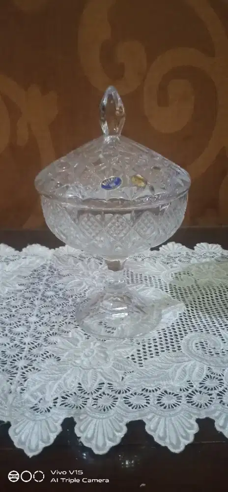 Cristal unik putih bening