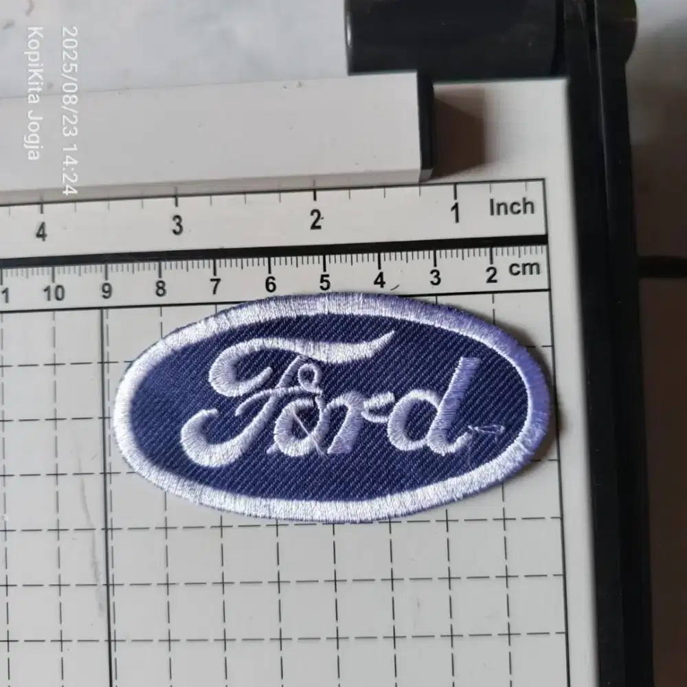 emblem patch bordir ford