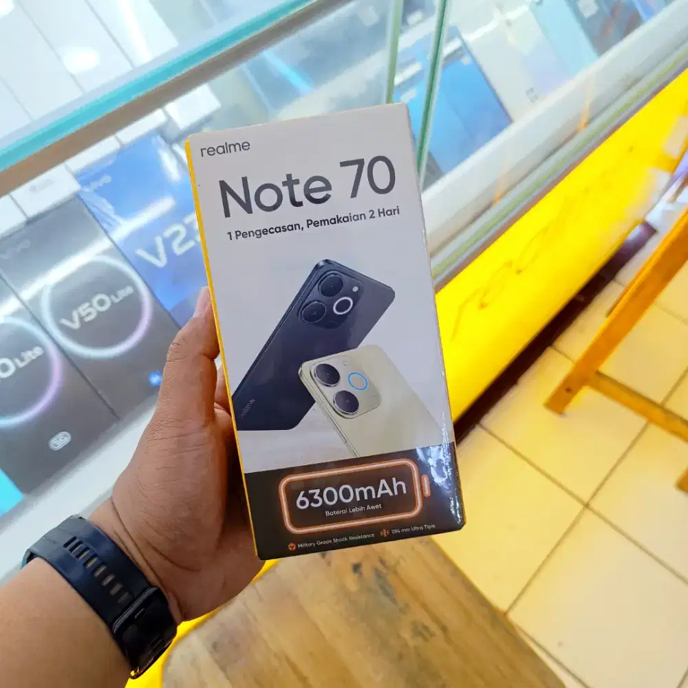 Realme Note 70  4/128 4/64 Gb New Baru Murah Garansi Resmi 1 Tahun