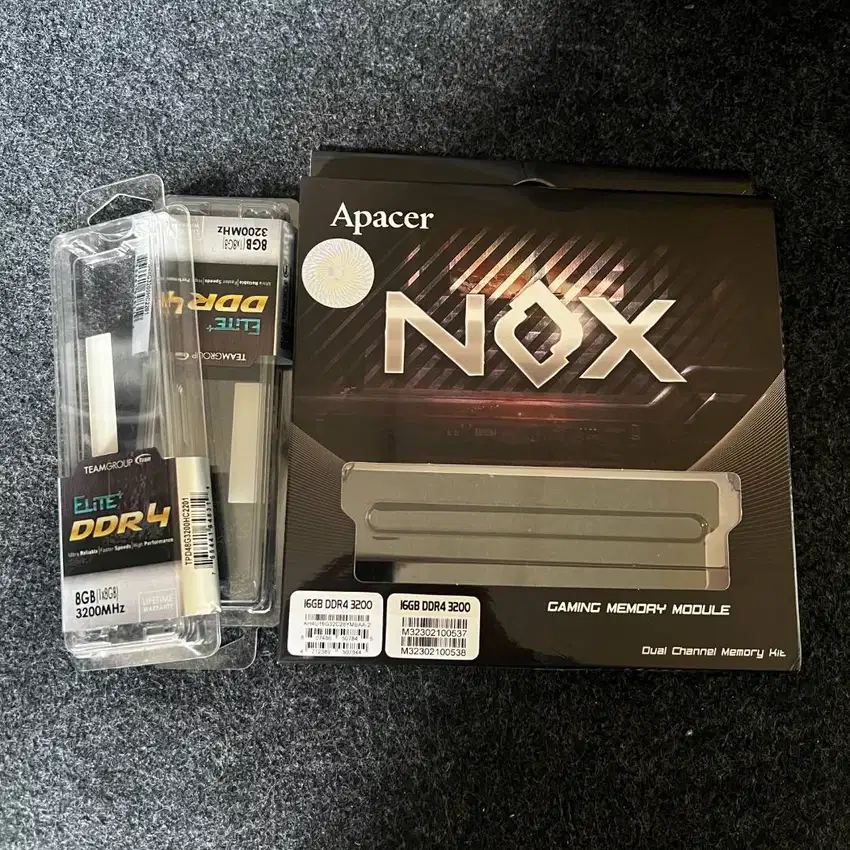 RAM DDR4 Apacer dan Team Elite 4 x 8GB (32GB)