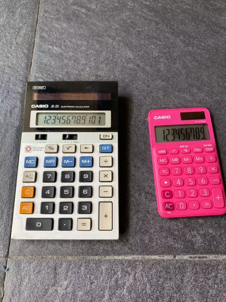 Calculator Casio tenaga matahari