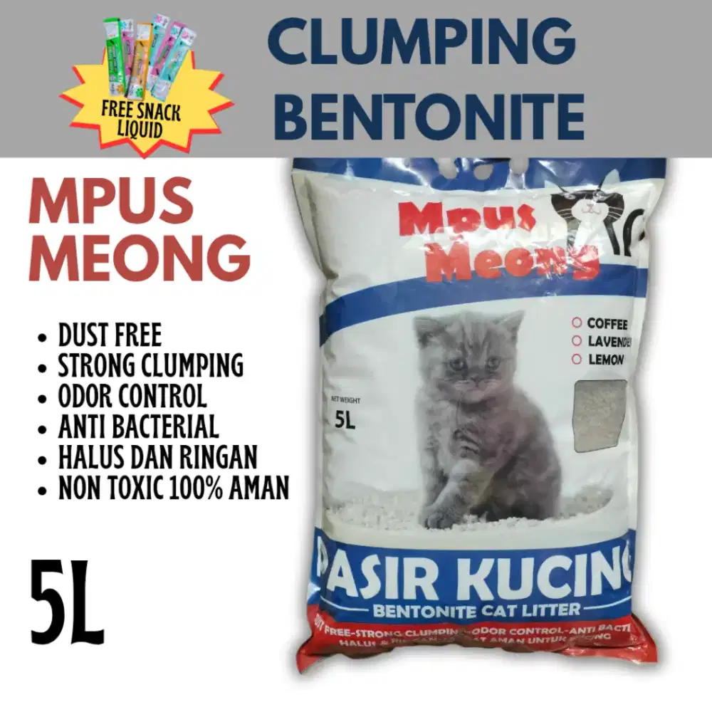 Pasir kucing 5L free ongkir