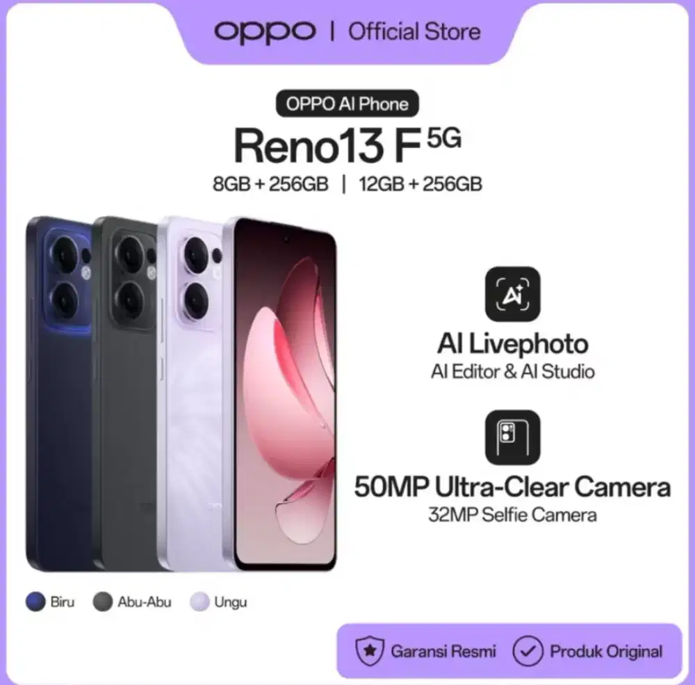 Dijual HP Reno 13F Oppo