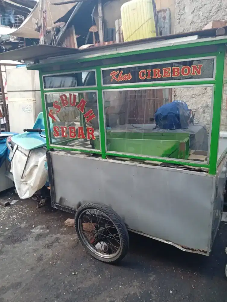 Jual grobak siap pakek bahan besi