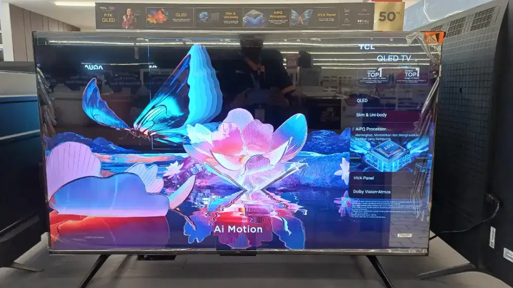 TCL LED GOOGLE TV 50 P7K BISA CICILAN 0%