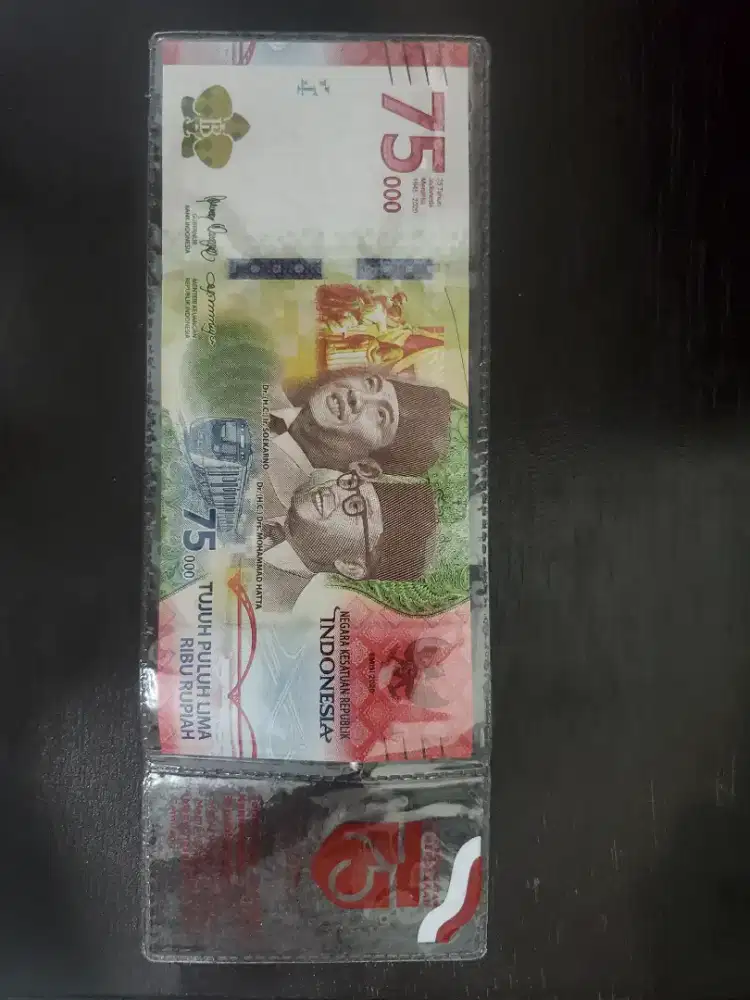 Uang kertas baru Rp 75.000