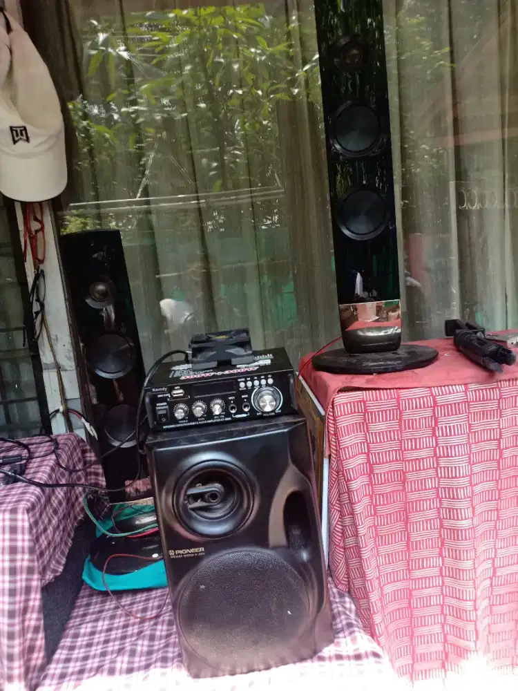 Speaker + Ampli Blutut+Usb + Radio