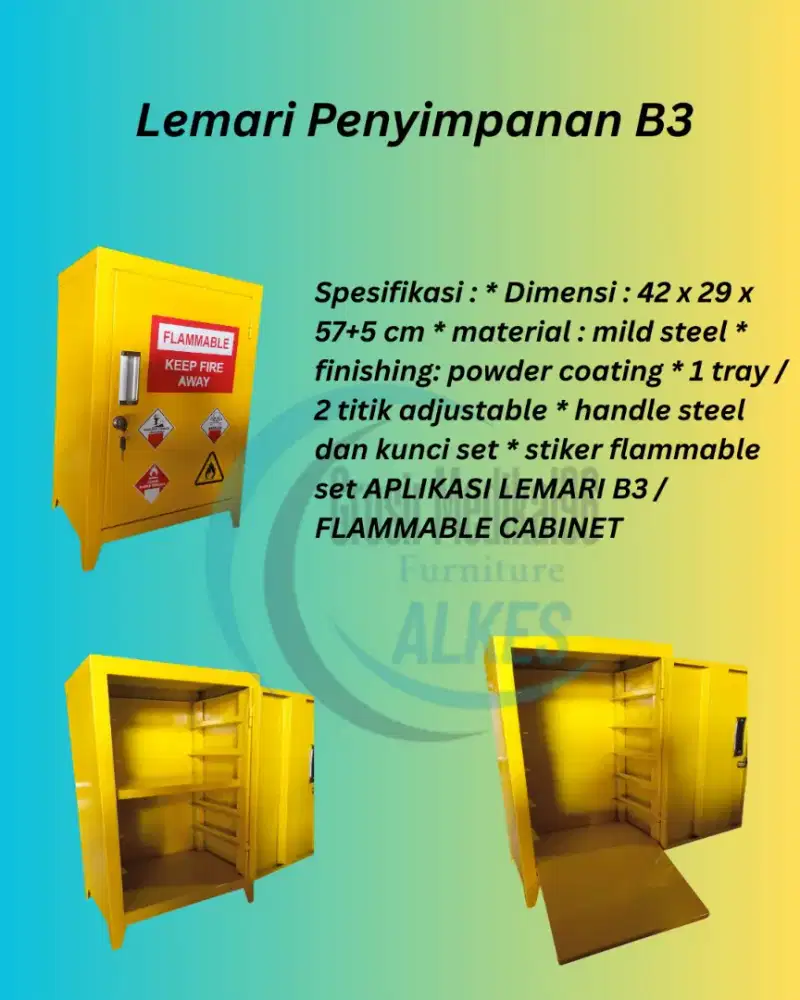 Lemari Penyimpanan B3 Kecil