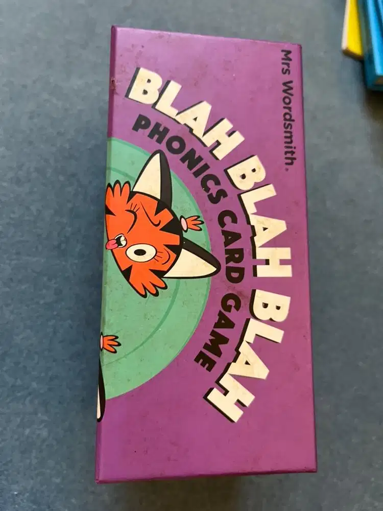 Mainan anak kartu berbahasa inggris edu game