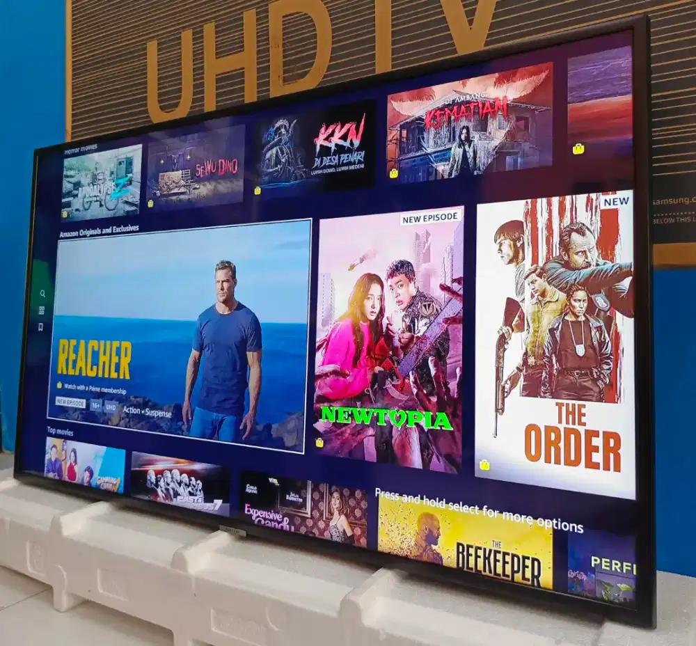 TV SAMSUNG SMART 55 INCH BESAR LAYAR UHD 4K
