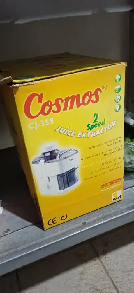 Cosmos CJ 355 juicer slow baru beli tanpa ampas