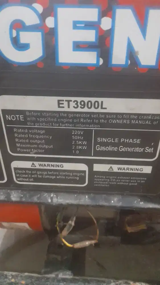 Genset general 2.8 watt