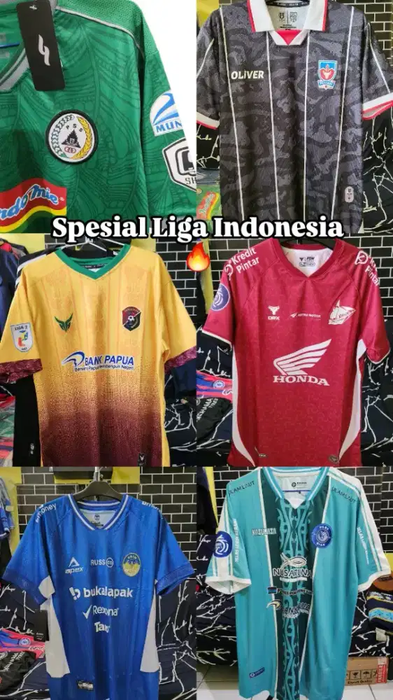 Paket Jersey Bola Liga indonesia