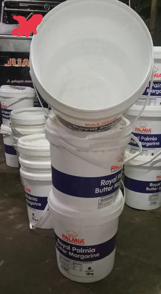 Ember bekas kapasitas 20 liter bersih tanpa tutup