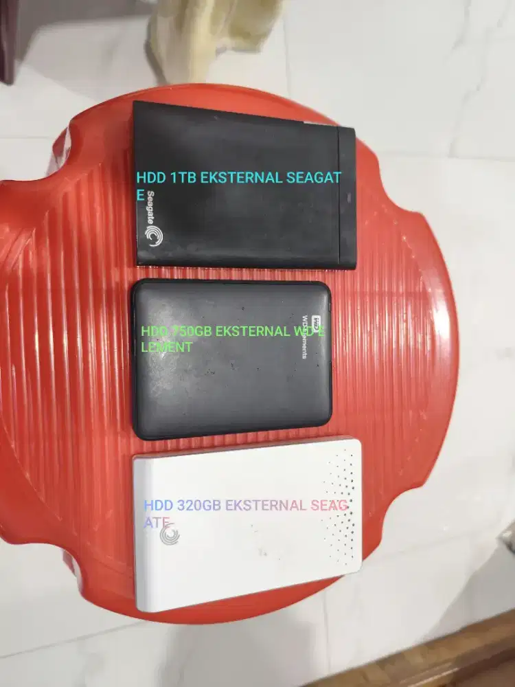 HDD EKSTERNAL SEAGATE & WD