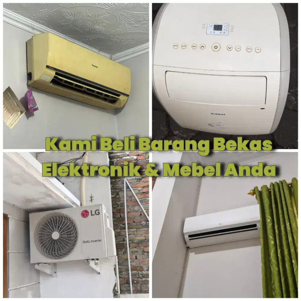 Dibeli terus Elektronik dn AC bekas semua merk dan kondisi