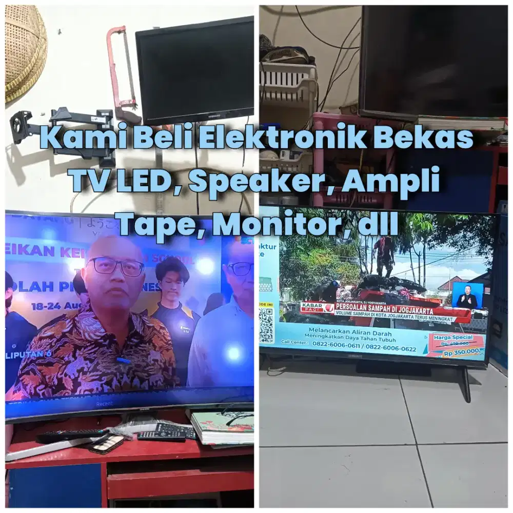 Siap Tampung beli TV Bekas dan Elektronik sekon anda