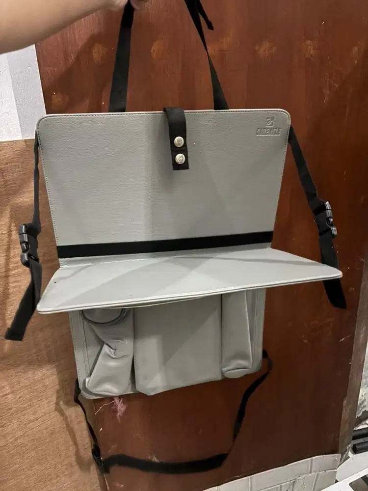 Car back seat organizer plus meja