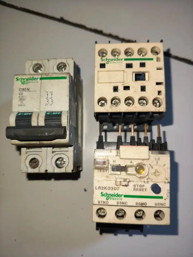 MCB kontaktor overload Schneider