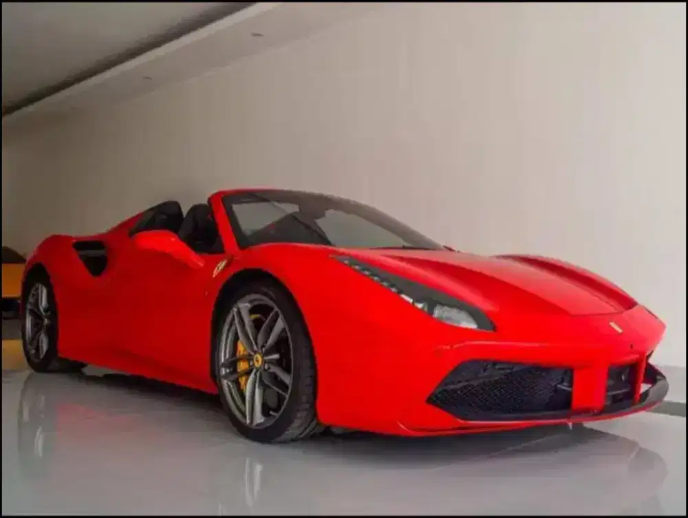 Ferrari 488 Spider Rosso Corsa Kondisi Istimewa Low ODO