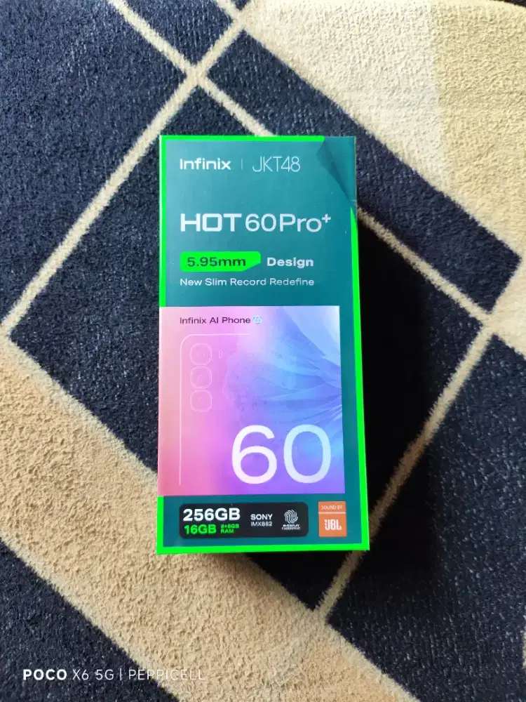Infinix Hot 60 Pro+ 256 GB - 3D Curved AMOLED NEW Garansi resmi