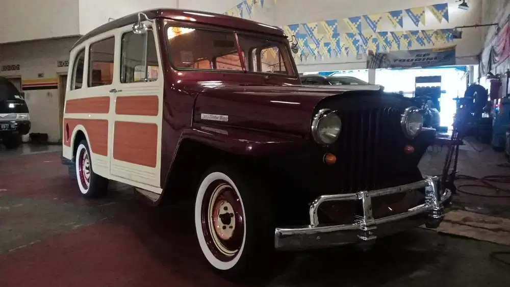 Jual Jeep Willys Overland th 1947 Tangan Pertama STNK Hidup BPKB Mulus