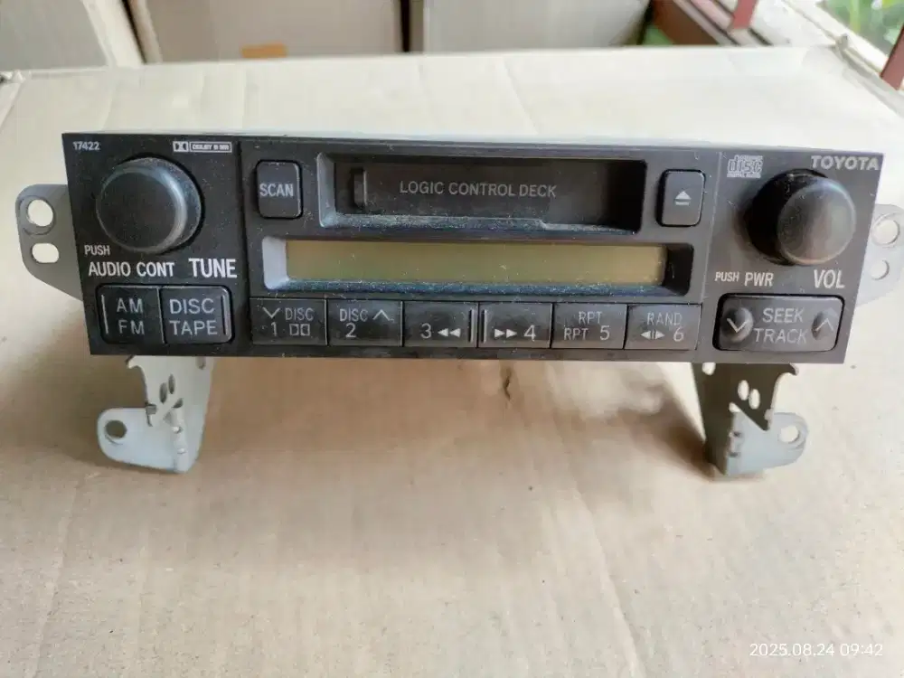 Radio Tape jadul original Fujitsu ten Toyota Avanza