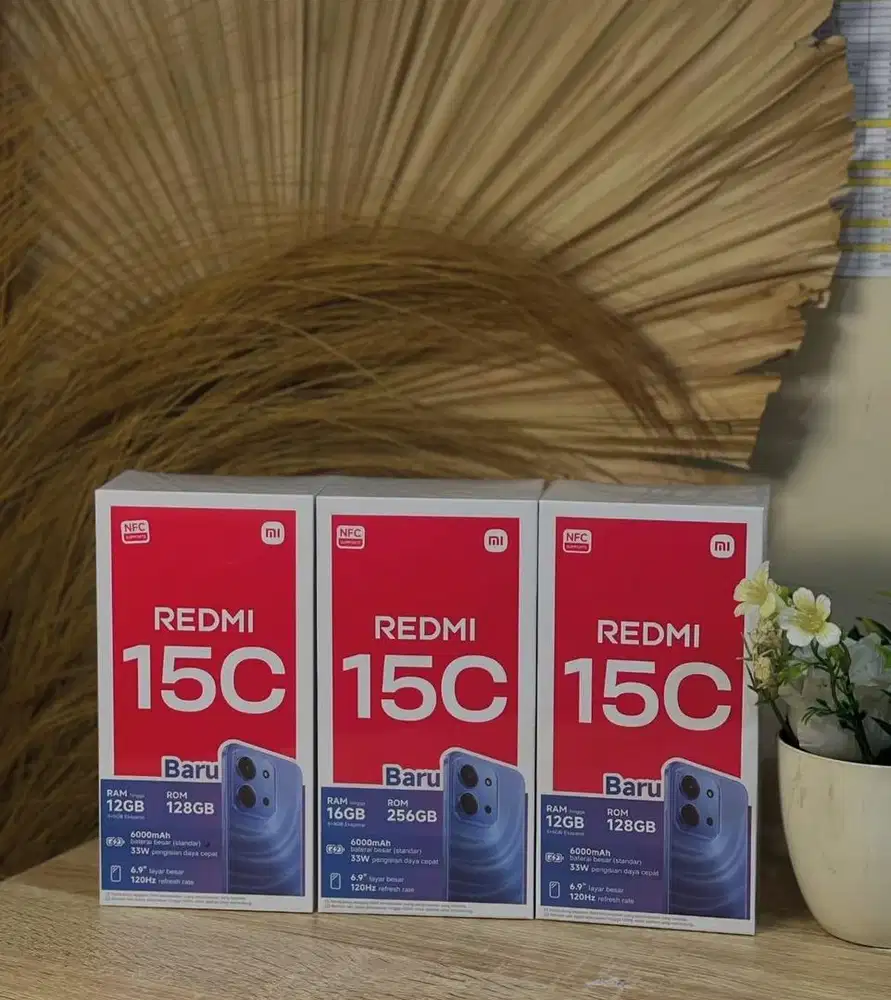 REDMI 15C TERBARU RAM 16/256 GB