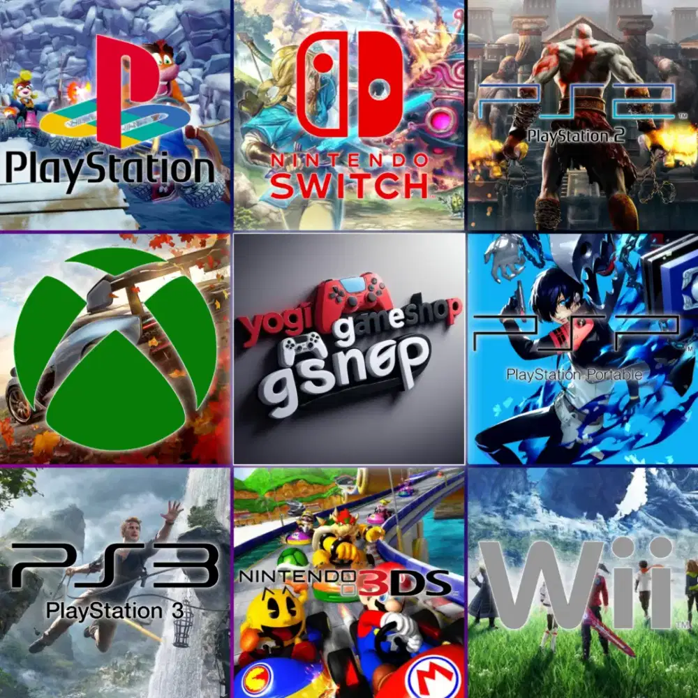 Isi Game PC / Switch / PS1 / PS2 / PS3 / PSP / 3DS / DS / Emulator