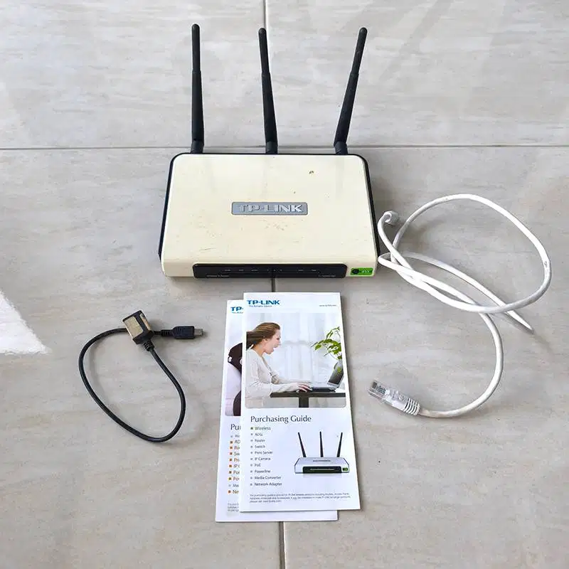 Modem Router TP LinkTL-WR94ND Bekas Normal