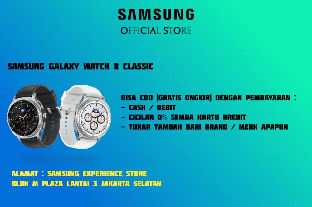 PROMO Bisa COD Samsung Galaxy Watch 8 Classic Garansi 100% Resmi