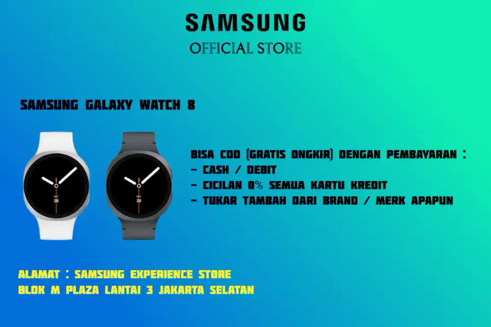PROMO Bisa COD Samsung Galaxy Watch 8 Garansi 100% Resmi