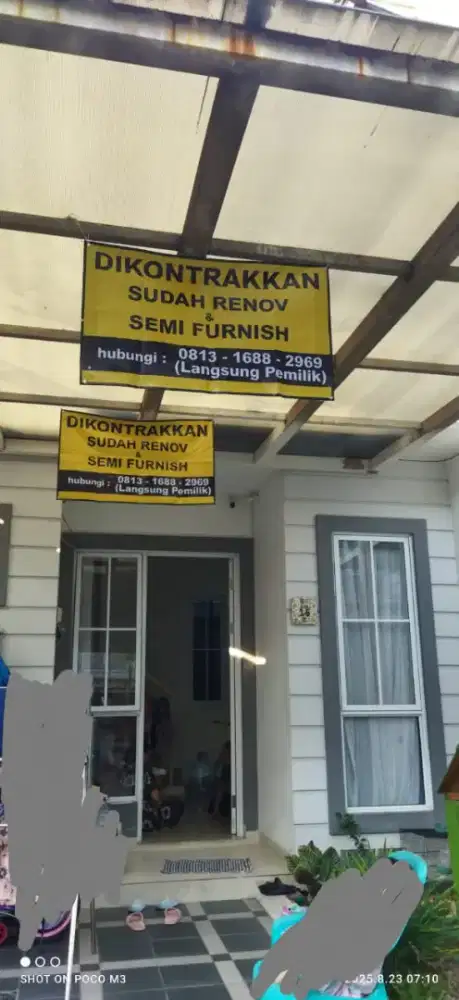 DISEWAKAN RUMAH MONACO JABABEKA SEMI FURNISHED SIAP PAKAI