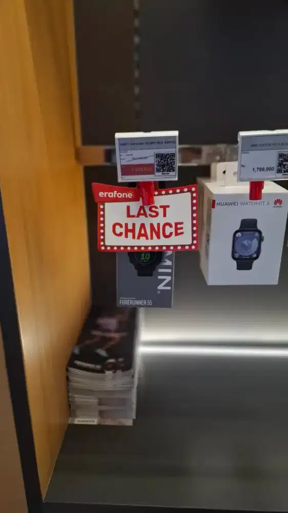 JAM PINTAR GARMIN FORERUNNER 55 CUMA 1 JT AN JA LOH