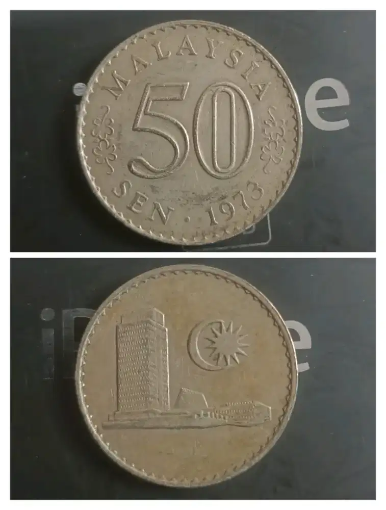 Koin 50 Cen Malaysia 1973