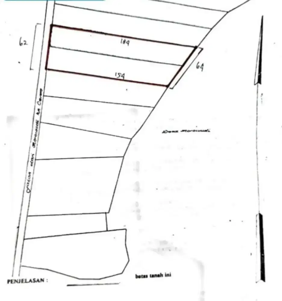 DIJUAL TANAH DI JL MOROWUDI CERME SIAP BANGUN TANPA URUG STRATEGIS