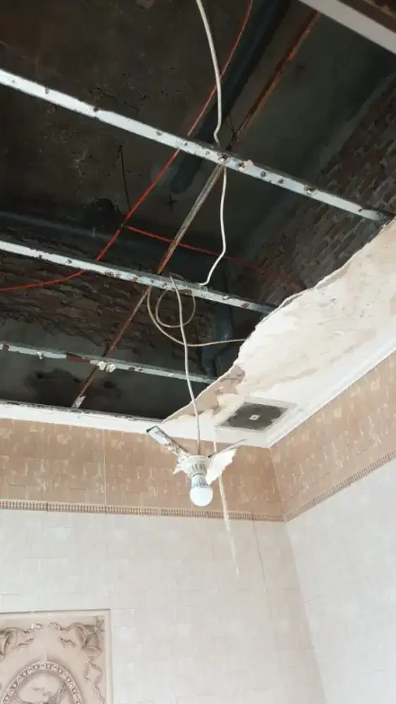 Plafon jebol dan plafon pvc, partisi,