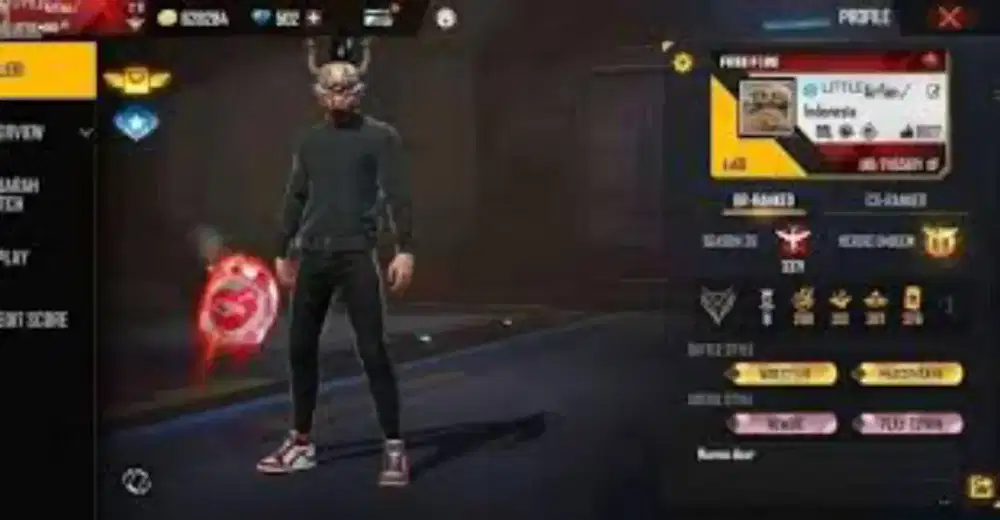 Akun ff old Sultan murah meriah