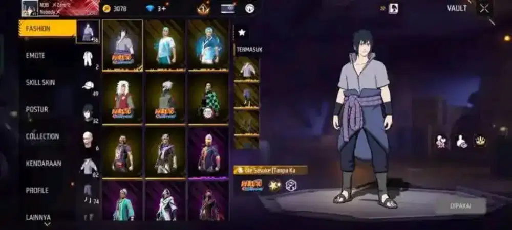 Jual akun ff spek GG murah di jamin aman dan Terpercaya